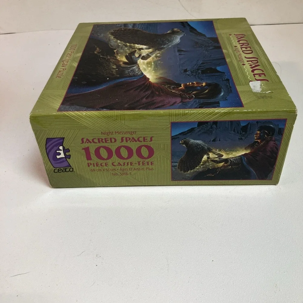 NIGHT‎ MESSENGER Sacred Spaces Puzzle 1000 Pieces Ceaco 2005 NEW Sealed